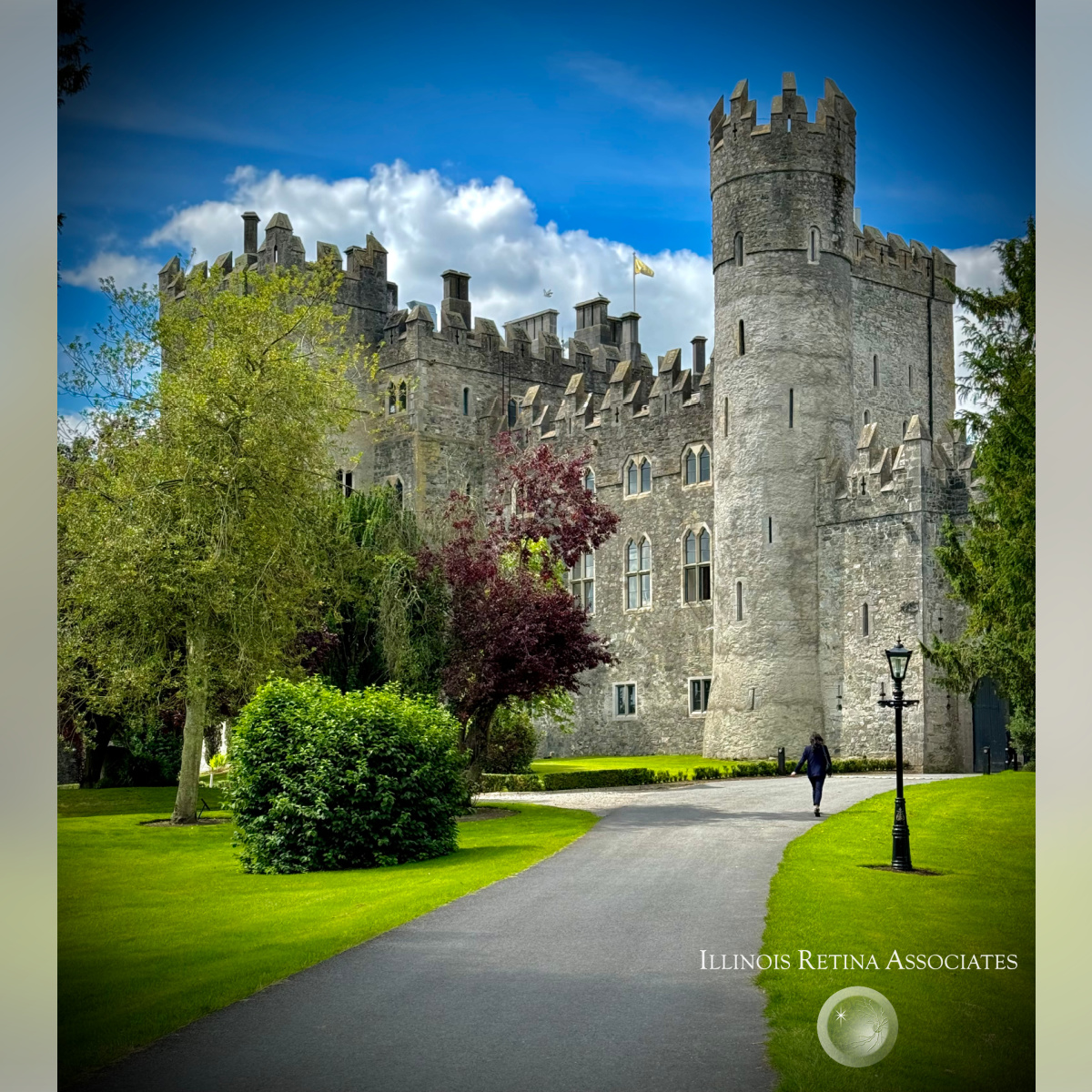 A castle portrait